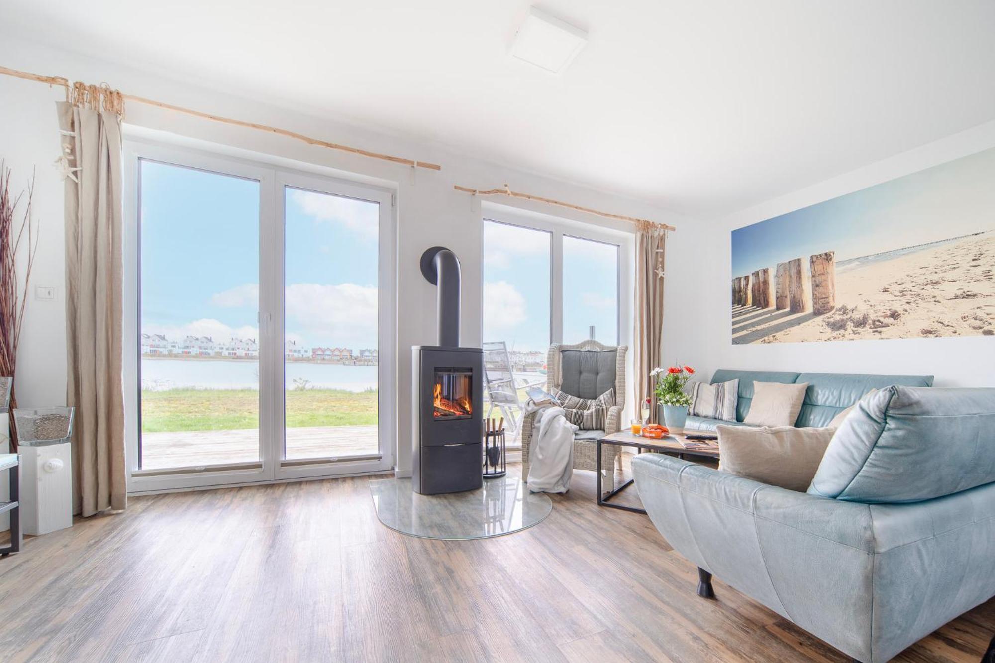Ferienhaus Lieblingsplatz By Seeblick Ferien Oro, Direkte Wasserlage,Sauna,Kamin オルペニッツ エクステリア 写真