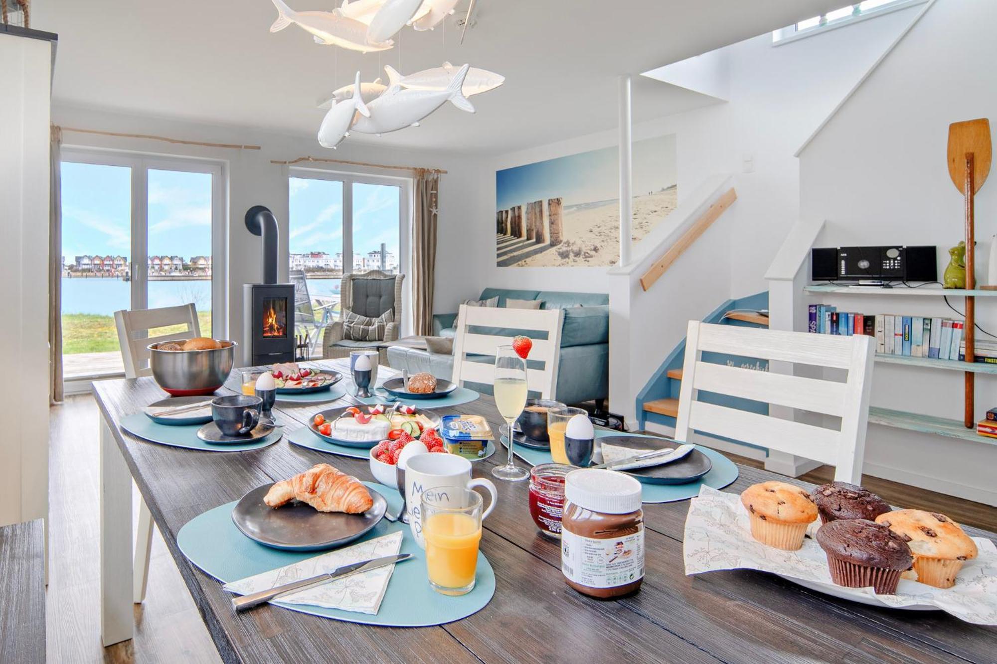 Ferienhaus Lieblingsplatz By Seeblick Ferien Oro, Direkte Wasserlage,Sauna,Kamin オルペニッツ エクステリア 写真